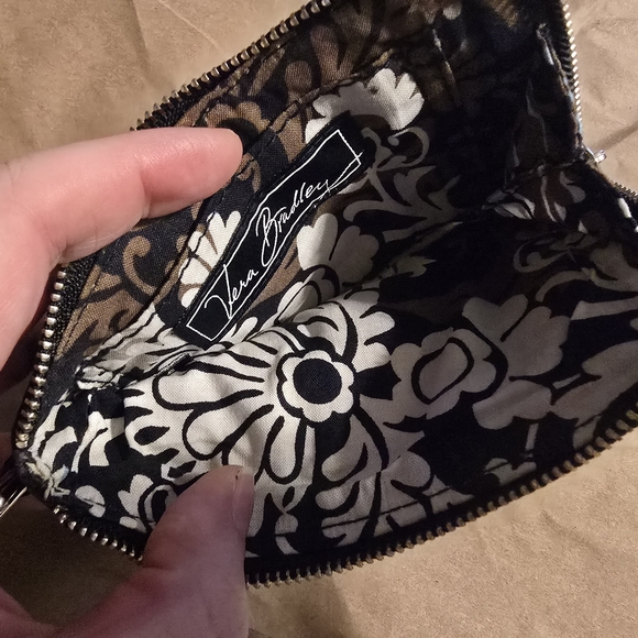 Vera Bradley Quilted Navy Coin Purse - Picture 2 of 2